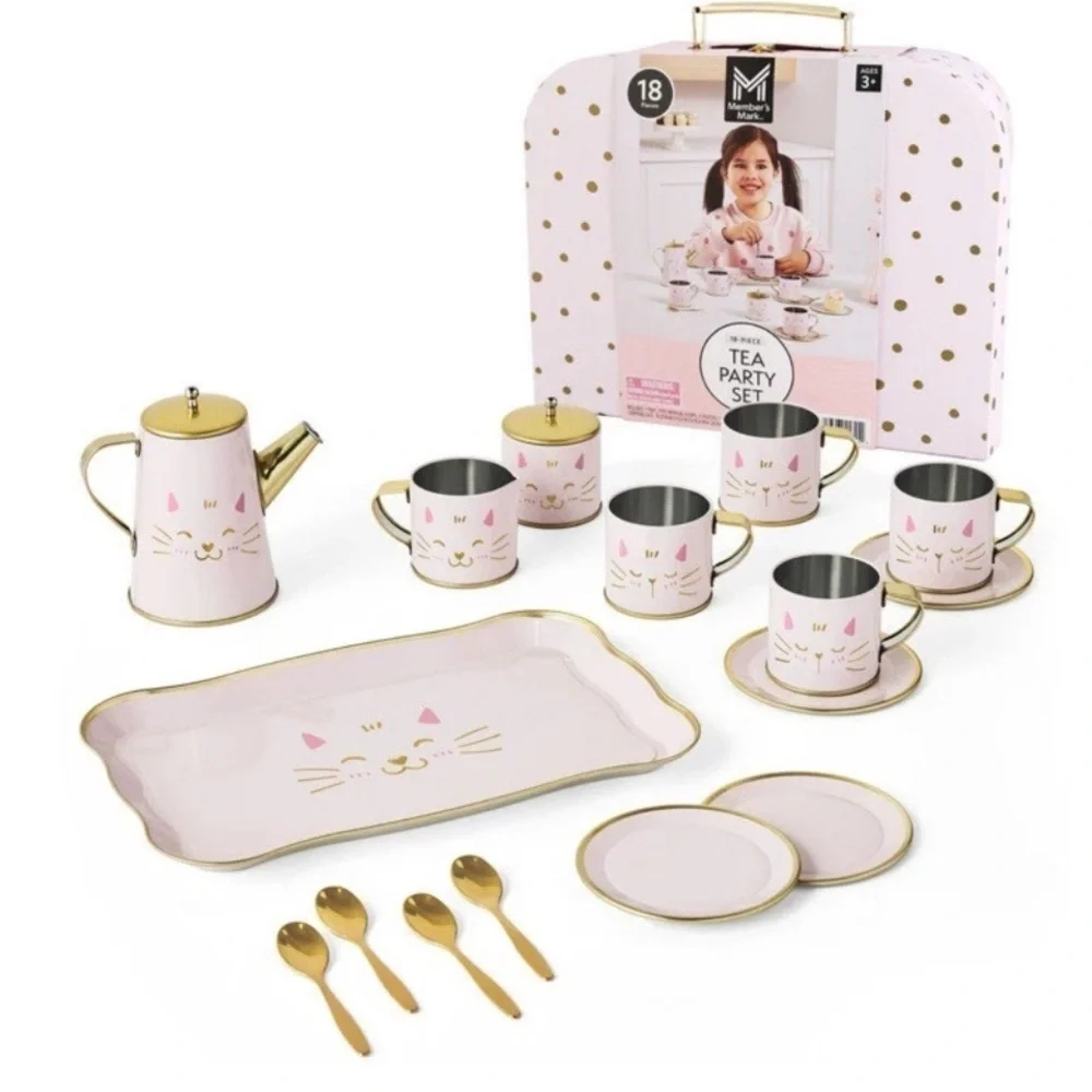 Pink and Gold Party Favors Set with Elegant Design